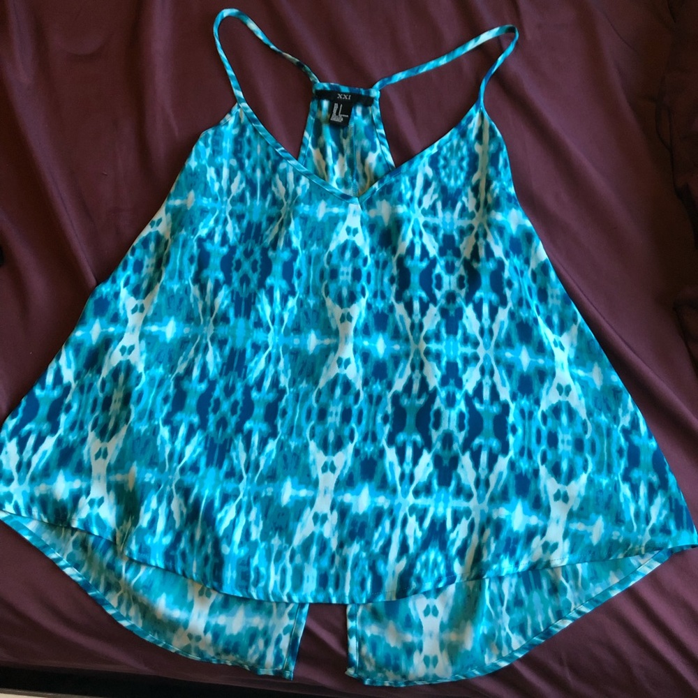Razor back tank top